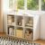 ZRongartlab 6 Cube Storage Organizer, White Metal Bookshelf for Living Room
