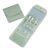 ZSRUIKJN Matcha Green Nail Clipper Eyebrow Manicure Set Decoration Folding Bag
