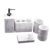 ZSRUIKJN Resin Bathroom Five-piece Hotel Toiletries Set Supplies