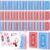 Zubebe 300 Pack Playing Cards Bulk Deck of Cards 2.25 Inch x 3.5 Inch Poker Size Standard Index Red and Blue Travel Playing Item for Activities Party Supplies Games Novelty Gift(Classic)