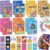 Zubebe 56 Pack Kids Playing Card Games Gifts Bulk Classic Card Game Set for Kids Includes Go Fish, Old Maid, Crazy Eights, Memory Match, Slap Jack, Playing Toy for Party Favors (Vivid)