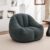 ZUCAZUCA Large Bean Bag Chair, Teddy Fabric Lounge Chair with Foam Filling