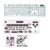 ZUOYA GMK104 Custom Mechanical Keyboard Barebones Bundle with Cute Cat PBT Keycaps,Full Size Hot Swappable DIY Gaming Keyboard Kit,VIA Programmable Wireless BT5.0/2.4G/USB-C Gasket Mount RGB Keyboard