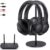 ZUPVIY Dual Wireless TV Headphones for Seniors with Transmitter&Stand