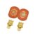 zupvkai Lucky Turtle Wallet Charm with Coin, Feng Shui Purse Keepsake Gift (Orange-2Pcs)