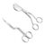 ZWODRSC 2 Pcs Applique Duckbill Scissors, 6″ Stainless Embroidery Scissors
