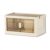 ZXFNVXC Stackable Storage Boxes, Clear Plastic Storage Boxes with Lids and Wheels, Plastic Folding Storage Bins with Open Front Door, for Bedroom Living Room Study Office
