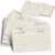 ZYLORI 60 Pack Vintage 4×6 Double Sided Index Cards – Premium 300GSM Thick Kraft Cardstock – Rustic Design for Bridal Shower, Wedding Recipe Box, Binder & Cookbook – Blank Writing Cards