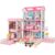 ZYWUSMK Doll House, Dream Dollhouse for Girls, 3 Stories with Terraces and Courtyards, 8 Rooms, 2 Dolls and Exquisite Furniture, Pretend Play Toys Gifts for Kids Toddlers Girls 3+
