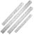 ZZTX Metal Ruler 6 Inch 8 Inch 12 Inch 16 Inch Stainless Steel 4 Pack