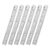 ZZTX Metal Ruler 6 Inches Stainless Steel 6 Pack